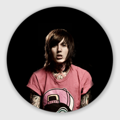 Круглый коврик для мышки Oliver Sykes