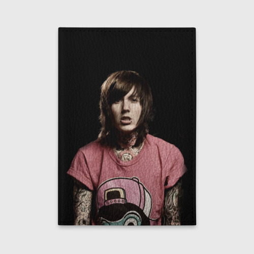 Обложка для автодокументов Oliver Sykes, цвет черный