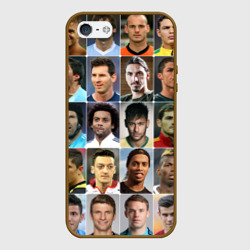 Чехол для iPhone 5/5S матовый Лучшие футболисты