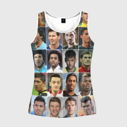 Женская майка 3D Лучшие футболисты