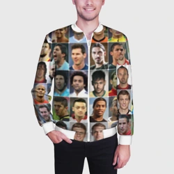 Мужской бомбер 3D Лучшие футболисты - фото 2