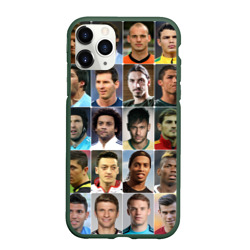 Чехол для iPhone 11 Pro матовый Лучшие футболисты