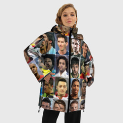 Женская зимняя куртка Oversize Лучшие футболисты - фото 2
