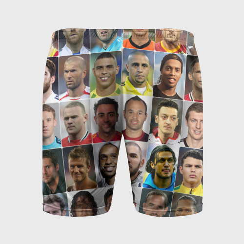 Мужские шорты спортивные Лучшие футболисты, цвет 3D печать - фото 2