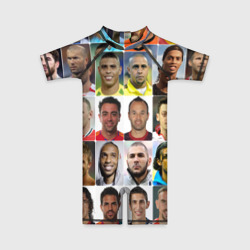 Детский купальный костюм 3D Великие футболисты