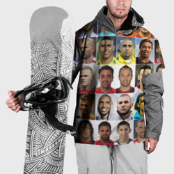 Накидка на куртку 3D Великие футболисты