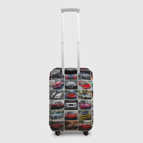 Чехол для чемодана 3D Крутые тачки, цвет 3D печать - фото 2