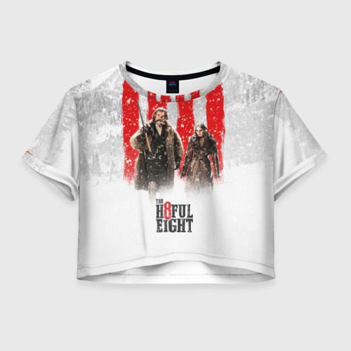 Женская футболка Crop-top 3D Восьмерка Фото 01 Женская футболка Crop-top 3D Восьмерка Фото 01