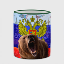 Кружка с полной запечаткой Русский медведь и герб - фото 2