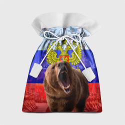 Подарочный мешок Русский медведь и герб