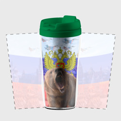 Термокружка-непроливайка Русский медведь и герб - фото 2