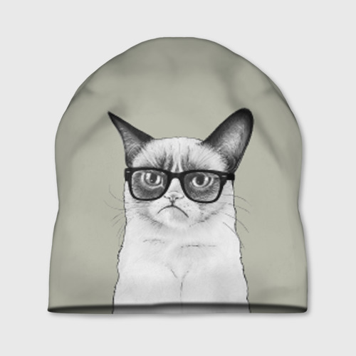 Kot Hipster Shapka 3d S Printom Za 1025 Kupit V Internet Magazine 858283