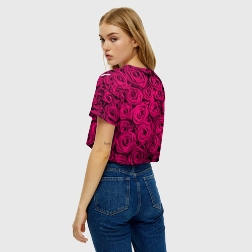Женская футболка Crop-top 3D Дочке, цвет 3D печать - фото 5
