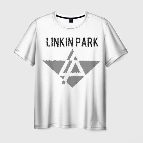 Мужская футболка 3D с принтом Linkin Park, вид спереди #2
