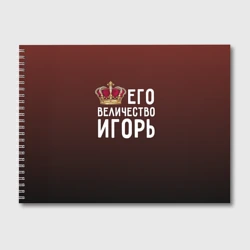 Альбом для рисования Его величество Игорь