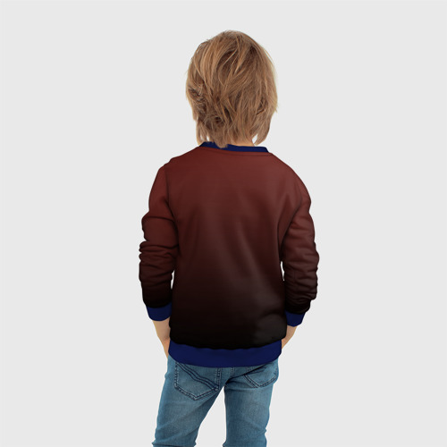 Детский свитшот 3D с принтом Его величество Паша, вид сзади #2