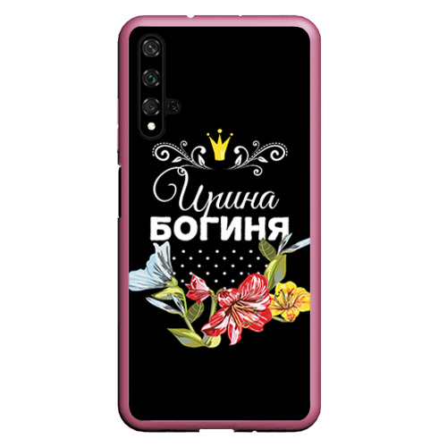 Чехол для Honor 20 Богиня Ирина, цвет малиновый