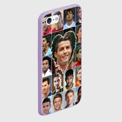 Чехол для iPhone 5/5S матовый Криштиану Роналду - лучший - фото 2