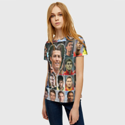 Женская футболка 3D Криштиану Роналду - лучший - фото 2