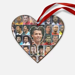 Деревянная игрушка Сердце Криштиану Роналду - лучший