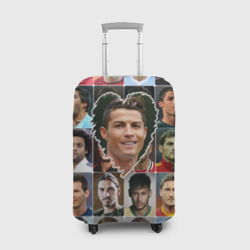 Чехол для чемодана 3D Криштиану Роналду - лучший