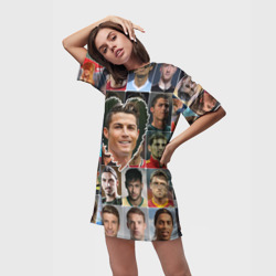 Платье-футболка 3D Криштиану Роналду - лучший - фото 2