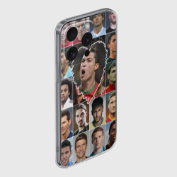 Чехол для iPhone 15 Pro Max силиконовый с защитой камеры Криштиану Роналду - лучший - фото 2