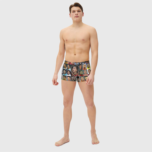 Мужские купальные плавки 3D Криштиану Роналду - лучший, цвет 3D печать - фото 5