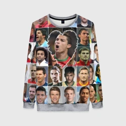 Женский свитшот 3D Криштиану Роналду - лучший