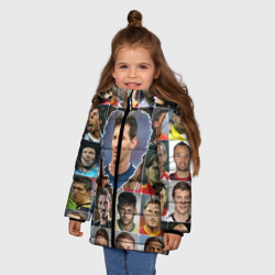 Зимняя куртка для девочек 3D Лионель Месси - лучший - фото 2