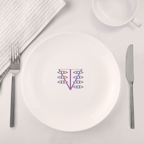 Набор: тарелка + кружка Евангелион Glitch - фото 4
