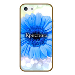 Чехол для iPhone 5/5S матовый Кристина