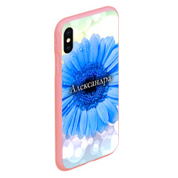 Чехол для iPhone XS Max матовый Александра - фото 2