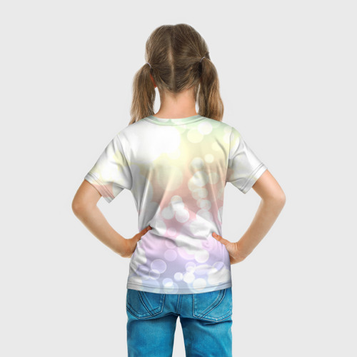 Детская футболка 3D Ксения, цвет 3D печать - фото 6