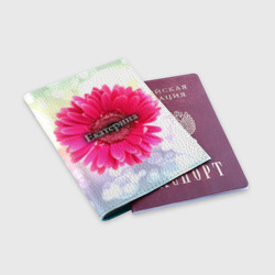 Обложка для паспорта матовая кожа Екатерина - фото 2