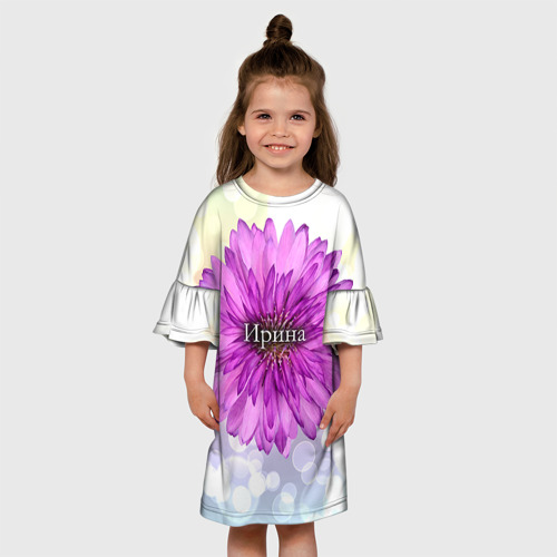 Детское платье 3D Ирина, цвет 3D печать - фото 4