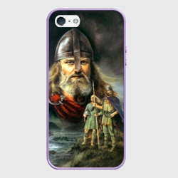 Чехол для iPhone 5/5S матовый Богатырь славянский