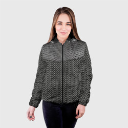 Женская куртка 3D Кольчуга с горловиной - фото 2
