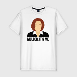 Mulder, IT's me – Футболка приталенная из хлопка с принтом купить