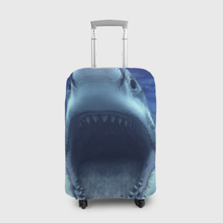 Чехол для чемодана 3D Белая акула