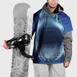 Накидка на куртку 3D Белая акула