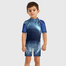 Детский купальный костюм 3D Белая акула - фото 2