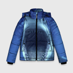 Зимняя куртка для мальчиков 3D Белая акула