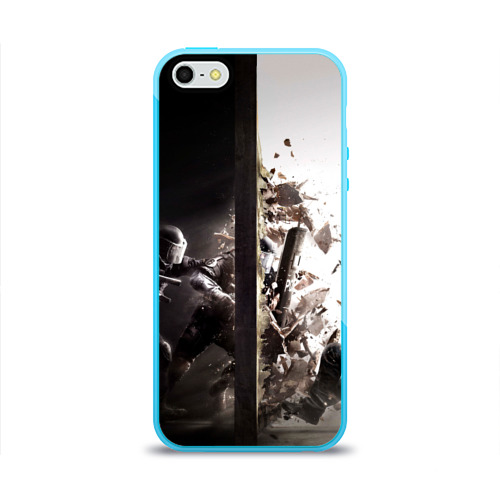 Чехол для Apple iPhone 5/5S силиконовый глянцевый SWAT Фото 01 Чехол для Apple iPhone 5/5S силиконовый глянцевый SWAT Фото 01