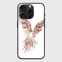 Чехол силиконовый для Apple iPhone 15 Pro Мax матовый Птица