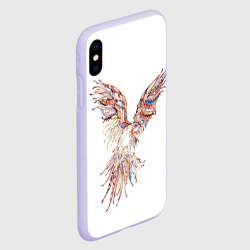 Чехол для iPhone XS Max матовый Птица - фото 2