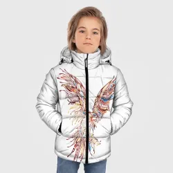 Зимняя куртка для мальчиков 3D Птица - фото 2