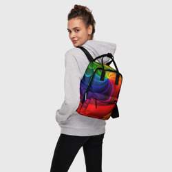 Женский рюкзак 3D Радуга цвета - фото 2