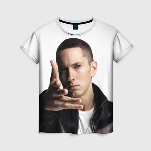 Женская футболка 3D Eminem, цвет 3D печать