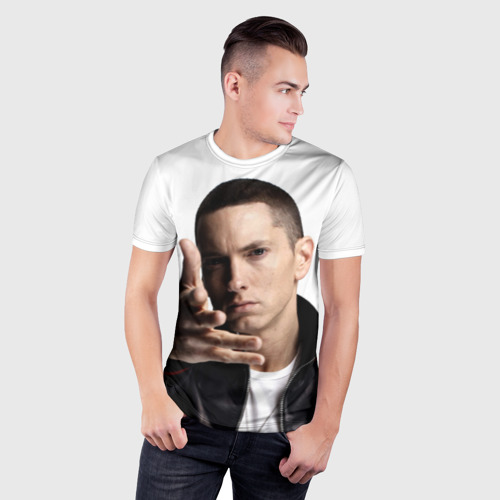 Мужская футболка 3D Slim Eminem - фото 3